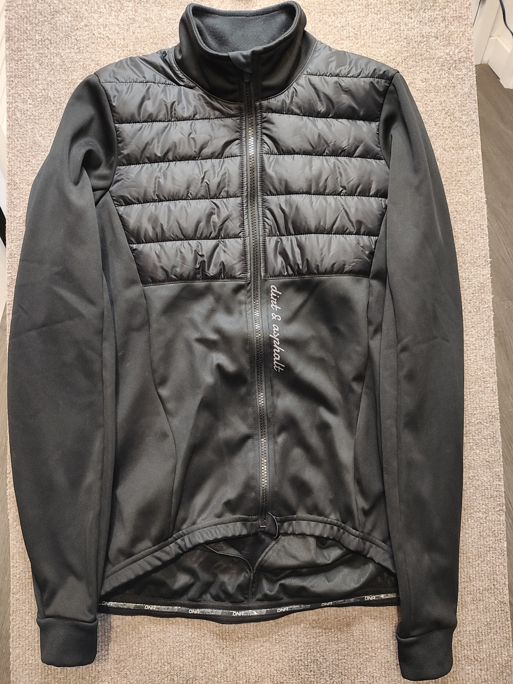 DNA Cycling Down Riding Jacket - Large/ Black (Made In Italy) NWT